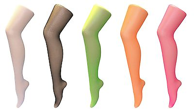 #ad Womens Sexy Bright Dance Neon Colorful Fishnet Tights in Black White Pink Orange $13.99