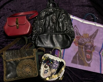 #ad Bag Purse Backpack Tote Lot Cottage Core Casual Boho Vintage Modern $49.99