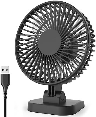 #ad 4quot; Superpower Airflow Quite USB Powered Cord Cooling Mini Fan for Desktop Office $11.99