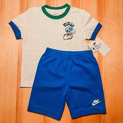 #ad Nike Boys T shirt and Shorts Set Size 4T $38.00