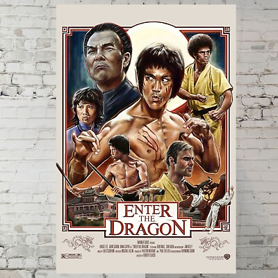 #ad Enter the Dragon movie poster Bruce Lee Poster 11 x17quot; Wall Art Unframed $14.90