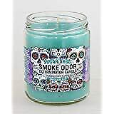 #ad Smoke Odor Exterminator Sugar Skull 13oz Jar Candle 13 oz 13 Ounce $16.85