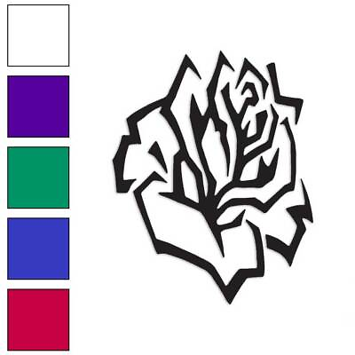 #ad Rose Tribal Flower Vinyl Decal Sticker Multiple Colors amp; Sizes #584 $4.95