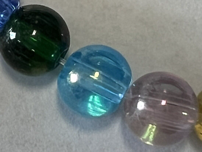 #ad 56 8mm Round AB Beads As Pictured See pics $1.50
