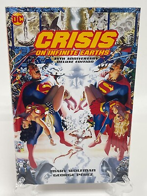 #ad Crisis On Infinite Earths 35th Anniversary Deluxe Edition DC Comics HC Sealed $29.95