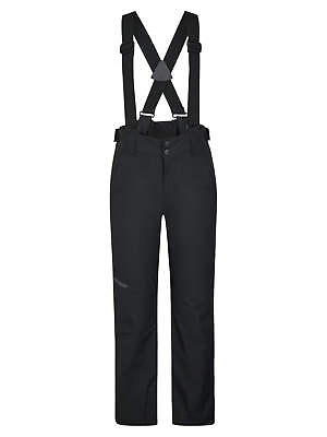 #ad Ziener Children#x27;s Ski Trousers Arisu Aqua Shield Black 12 New $49.70
