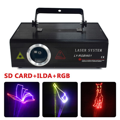 #ad Laser Animation Projector Light Scan Lamp Party Stage Show Lighting Effects RGB $174.56