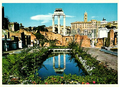 #ad Roman Forum Temple Of Castor amp; Pollux amp; Capitolinum Palace Rome Italy Postcard $2.99