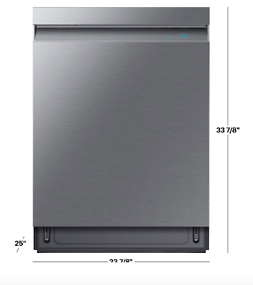 #ad Samsung DW80R9950US Smart Linear Wash 39dBA 24quot; Top Control Built In Dishwasher $529.45
