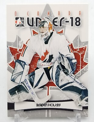 #ad 2007 08 In The Game ITG O Canada BRADEN HOLTBY Under 18 Prospects Dallas Stars 3 $2.88