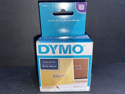 #ad Dymo #30254 Address Label 1.12quot; Width x 3.50quot; Length Rectangle 130 Roll. $4.27