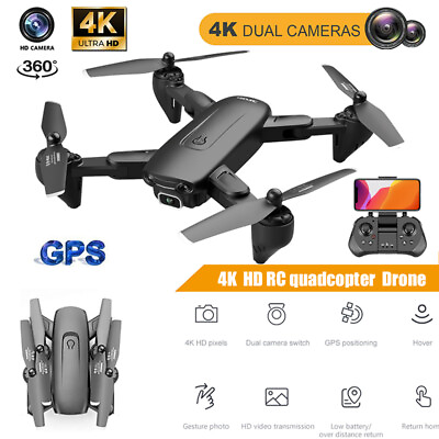 #ad 4DRC RC F6 GPS Drone with 4K HD Camera WIFI FPV RC Foldable Quadcopter Toy $107.00