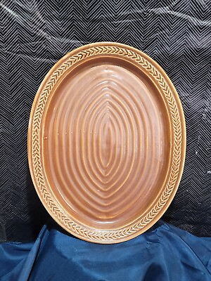#ad Vintage Hall Ceramic 13quot;×10quot; Serving Plate $37.99