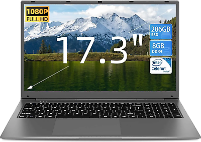 #ad SGIN Laptop 14 15.6 17.3 Inch 128GB 256GB 512GB SSD Computer USB3.0 Bluetooth4.2 $279.00