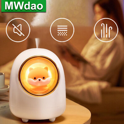 #ad Humidifier mini aroma oil diffuser cute essential scent air purifier freshener $24.80