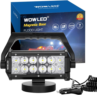 #ad WFPOWER Magnetic Mount LED Work Light Upgraded Super Bright 36W Portable LED Wo $71.16