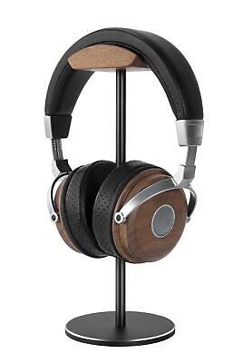 #ad Headphone Stand Headset Holder with Walnut Wood and Solid MetalGaming Headse... $29.00