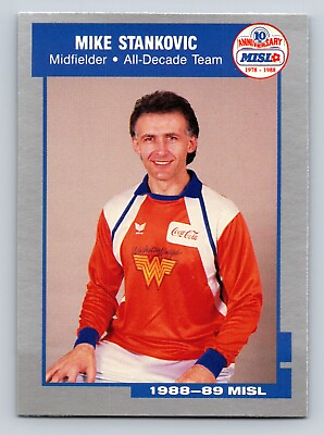 #ad Mike Stankovic 1988 89 Pacific MISL #10 Wichita Wings $1.75