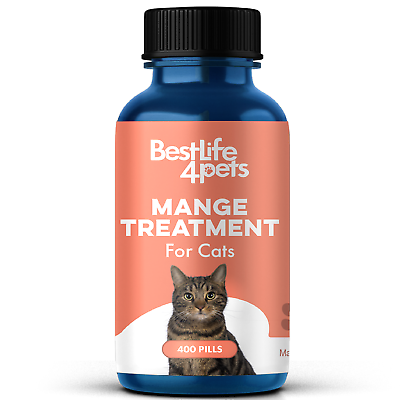 #ad Demodectic Mange and Scabies Relief for Cats Itching Relief Healthy Feline Coat $34.99
