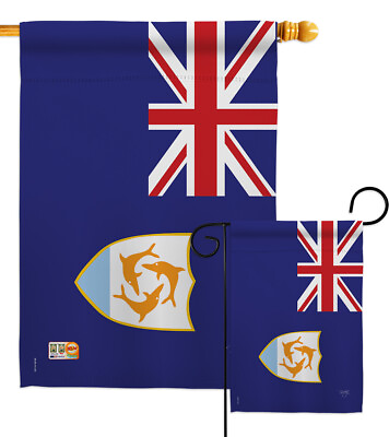 #ad Anguilla Garden Flag Regional Nationality Decorative Gift Yard House Banner $15.95