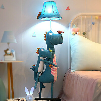 #ad Modern Standing Floor Lamp Dinosaur Table Lamp Light Art Decor for Kids Bedroom $89.99