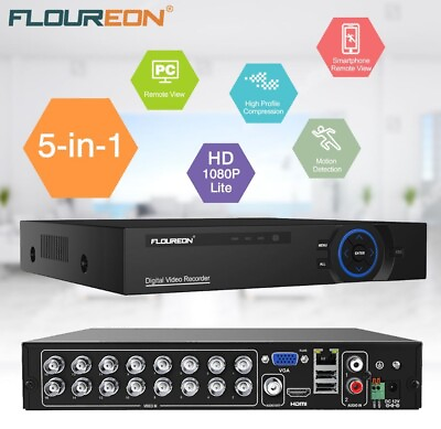 #ad Smart CCTV DVR 4 8 16 Channel HD 1080P Digital Video Recorder; No HDD Included $49.99