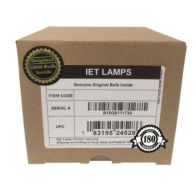 #ad IET Genuine OEM Replacement Lamp for Roly RP L6000U Projector Philips Bulb $239.99