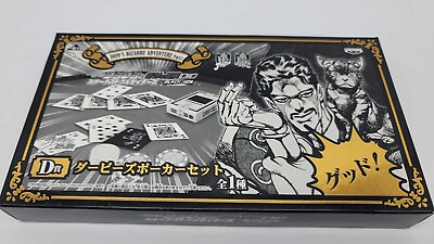 #ad Darby#x27;s Poker Set Playing Cards Game Chips JoJo#x27;s Bizarre Adventure Ichiban Kuji $33.99