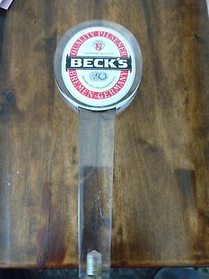 #ad Beck#x27;s Beer beer tap handle 9x3 🇩🇪 beer Lusite add to your collection $21.20