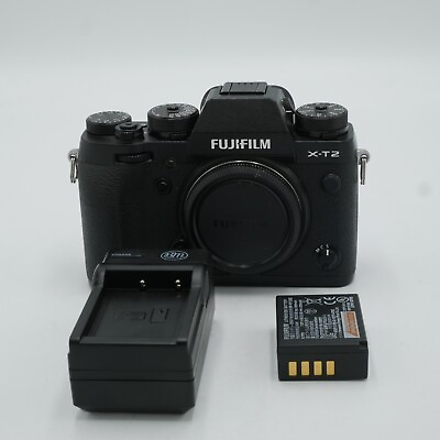 #ad Fujifilm X T2 Digital SLR Camera Black Body Only $624.00