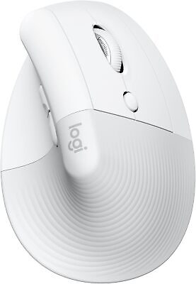#ad Logitech Lift Vertical Ergonomic Mouse Wireless for Mac OS White $41.95