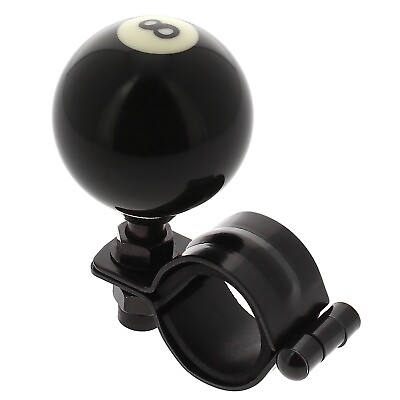 #ad Steering Wheel Spinner Knob Handle Universal Black 8 Ball Suicide Car Truck SUV $14.95