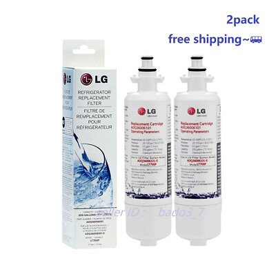 #ad 2 PACK LT700P Water Filter Fit LG LT700P ADQ36006101 Kenmore 9690 46 9690 $18.88