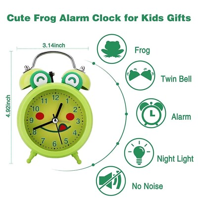 #ad Cute Candy Color Unicorn Frog Owl Alarm Clock Student Kids gift Clock Bedside $34.99