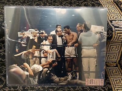 #ad Cassius Clay Vs Sonny Liston Original Photograh Neil Leifer Muhammed Ali $1500.00