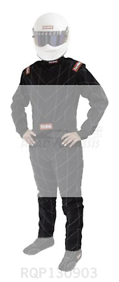 #ad Fits Racequip Suit Chevron Black Medium SFI 1 130903RQP $187.28