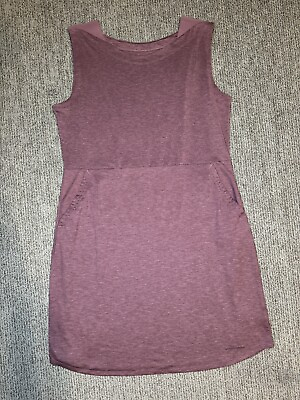 #ad Columbia Womens L Omni Shade Dress Sleeveless UPF 30 Outdoor Purple $17.60
