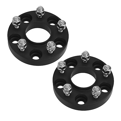 #ad 2pcs 5x114.3 Wheel Spacers 67.1mm Hub And Wheel Centric 1quot; inch 12x1.5 Studs $38.97