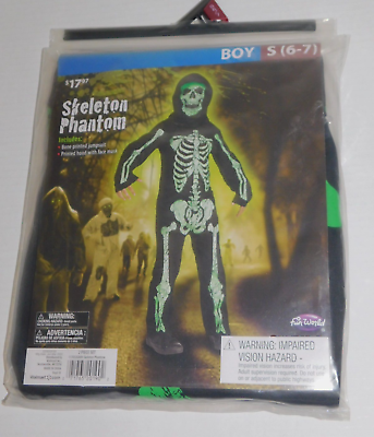#ad Boys Halloween Costume Skeleton Phantom Small 6 7 $15.87