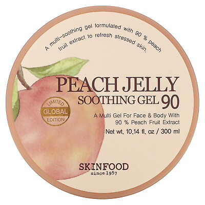 #ad Peach Jelly Soothing Gel 90 10.14 fl oz 300 ml $7.55