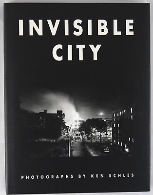 #ad SIGNED KEN SCHLES INVISIBLE CITY 2014 2ND ED night walk geometry oculus $100.00