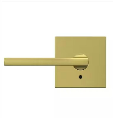 #ad Schlage Satin Brass Custom FC21 LAT 608 COL Latitude Passage Door Set $40.00