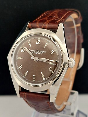 #ad 1950#x27;s Girard Perregaux Gyromatic Automatic Watch 31.6mm 47 EU 733 17 Jewels $799.00