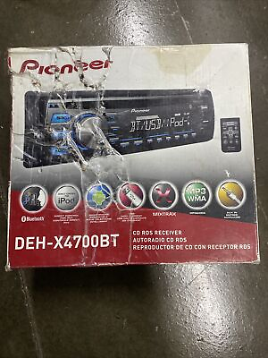 #ad Pioneer DEH X4700BT Bluetooth CD Player iPhone Android AM FM USB Aux 2v amp; Remote $200.00