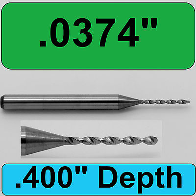#ad #63 .0374quot; Diameter Solid Carbide Micro Drill 1 8quot; Shank Kyocera #105 0374.400 $5.24