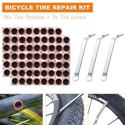 #ad Bike Patch Repair Kit Bicycle Flat Tire Inner Tube Bike Puncture Repair Tool Set $10.49