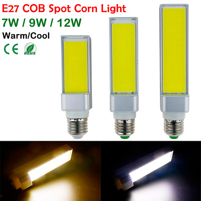 #ad 7W 9W 12W LED E27 Corn Bulb Lamp Light COB Spot Downlight Lighting Warm White $6.29