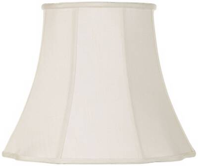 #ad Creme Bell Large Curve Cut Corner Lamp Shade 11quot; Top x 18quot; Bottom x 14.5quot; High $79.99