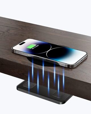 #ad Eazpower Invisible Wireless Charger 40MM Under Desk Wireless Charging for Nig... $46.65
