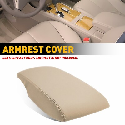 #ad FOR 2007 2008 09 10 2011 Toyota Console Camry Lid Armrest Vinyl Cover Bisque EOA $11.39